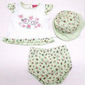 Girls 6-9mo 3pc Summer Set Adorable